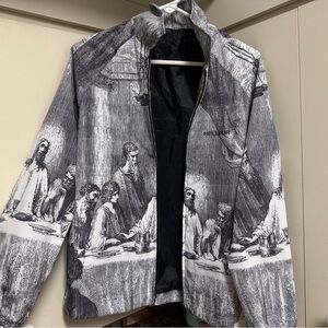Hellpur Last Supper Jesus Leonardo Da Vinci Jacket small windbreaker unisex coat
